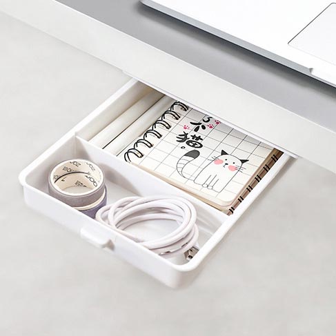Hộp Đựng Đồ Dùng Ẩn Dưới Bàn Làm Việc Tiện Dụng