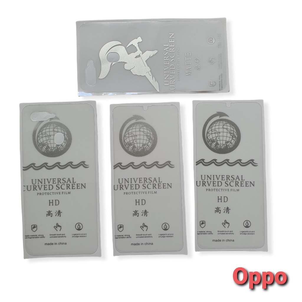 Bộ 4 miếng dán PPF Oppo F11,F11 Pro,A1k,A3s,A31,A12,A5s,A7,F9,A71,A83,F7,F5,F1s,F3,F3 Plus,A9 2002,A5 20,A39,A57,A37,A33