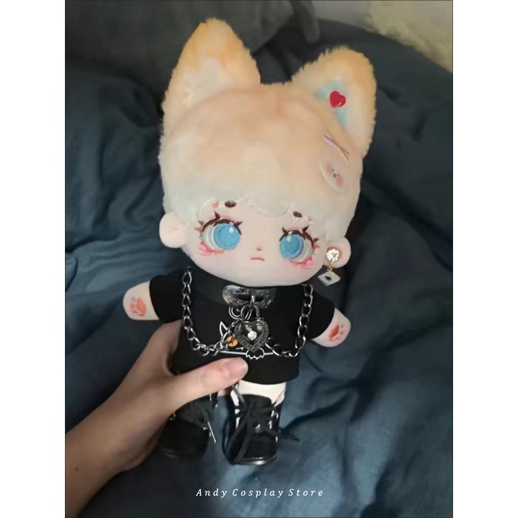Vòng tay/ Choker xích trái tim đặc đính đá cho DOLL