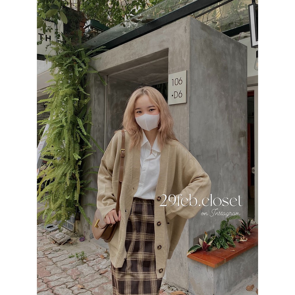 [Mã 2611THTRANG100K hoàn 10% xu đơn 99K] [Ảnh thật/video 29feb] Chân váy dạ kẻ Hàn quốc dáng dài, chân váy bút chì | BigBuy360 - bigbuy360.vn