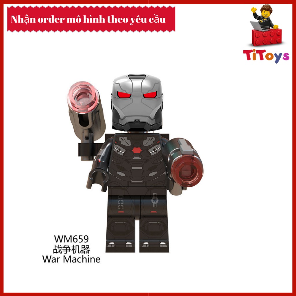 Minifigures siêu anh hùng End Game - Đồ chơi Lắp ghép Xếp hình Non Lego End Game WM6056