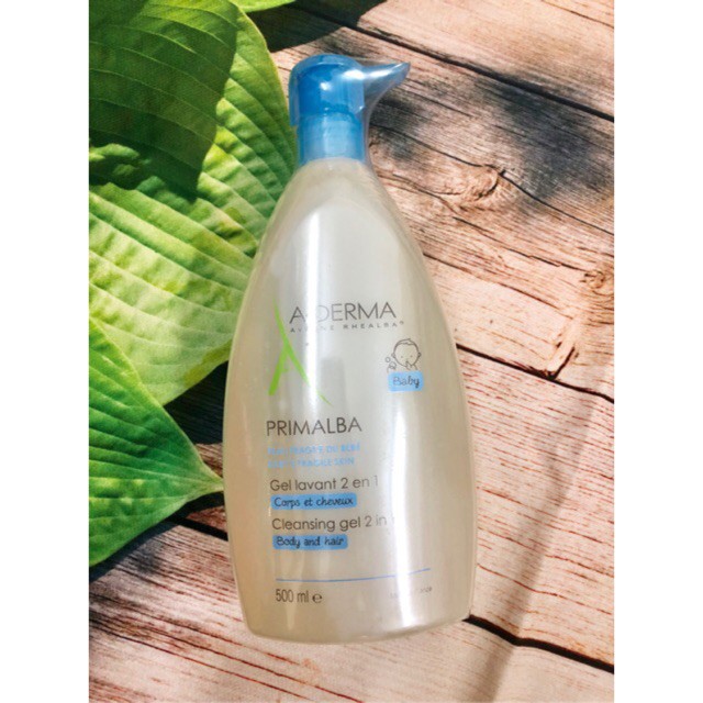 A-Derma Gel Tắm Toàn Thân Dịu Nhẹ Cho Bé Primalba Gentle Cleansing 500ml