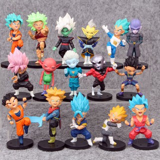 Mô Hình 16 Nhân Vật Trong Anime Dragon Ball Super Cao 8cm