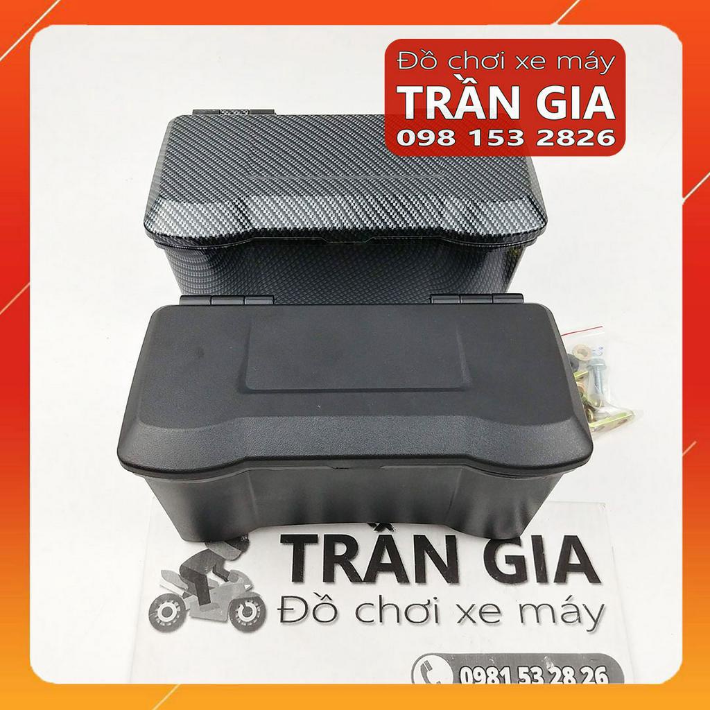 Hộc đựng đồ xe Wave tất cả các đời  giỏ trước rổ giữa thùng chứa đồ có nắp đậy