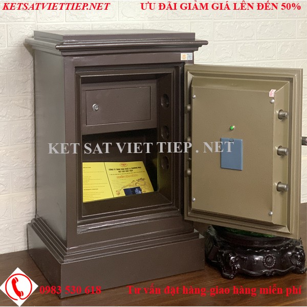 [CHINH HANG] Két sắt Việt Tiệp đúc đặc KE65 khóa điện tử- 100kg