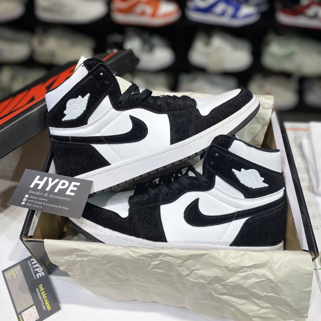 Giày sneaker Jordan 1 High Panda Twist ( bản high quality ) .