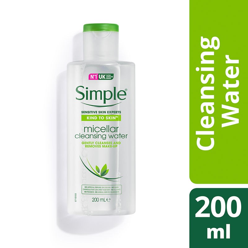 Nước tẩy trang Simple Kind To Kind Micellar Cleansing Water cho da nhạy cảm - Tẩy trang Simple 200ml