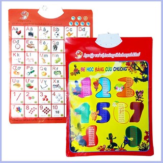 BẢNG CHỮ CÁI TIẾNG VIỆT VÀ CHỮ SỐ ĐIỆN TỬ THÔNG MINH CHO BÉ [Mishop]