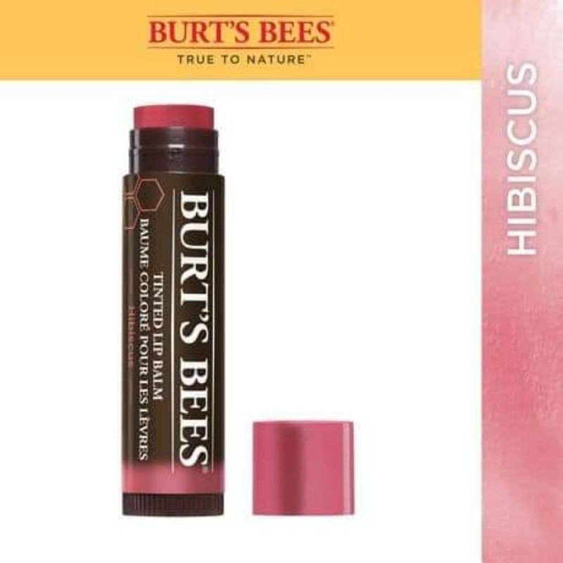 Son dưỡng môi Burt's Bees Tinted nội địa Mỹ có màu