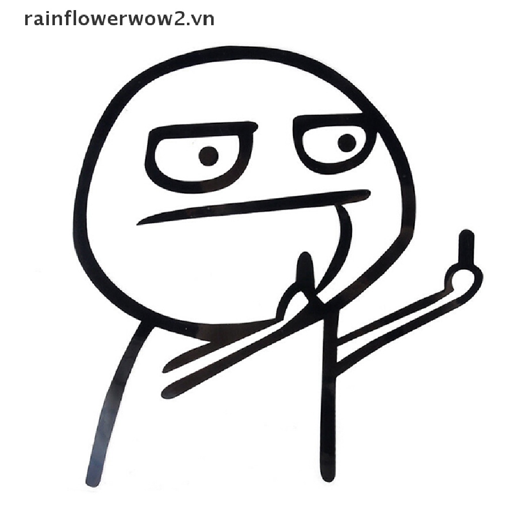 Miếng Dán Trang Trí Xe Hơi Hình Ngón Tay Độc Đáo