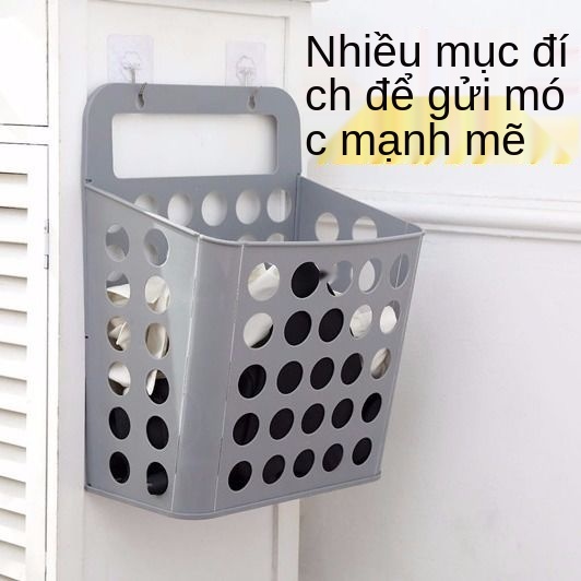 ☏❈☈Giỏ đựng quần áo bẩn lớn Rổ đựng quần áo bẩn bằng nhựa Treo tường Rổ đựng quần áo bẩn Giỏ đựng đồ chơi Hộ gia đình Mi