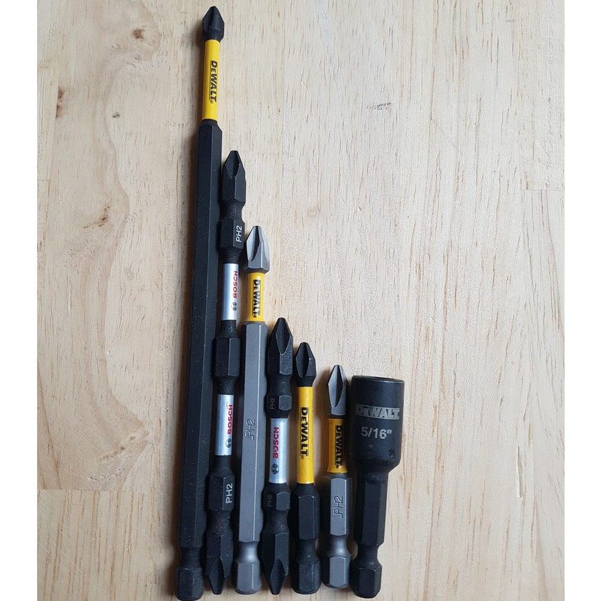 Bộ Mũi Vít  + Đầu Bắn Tôn DEWALT-BOSCH - Hàng Xịn