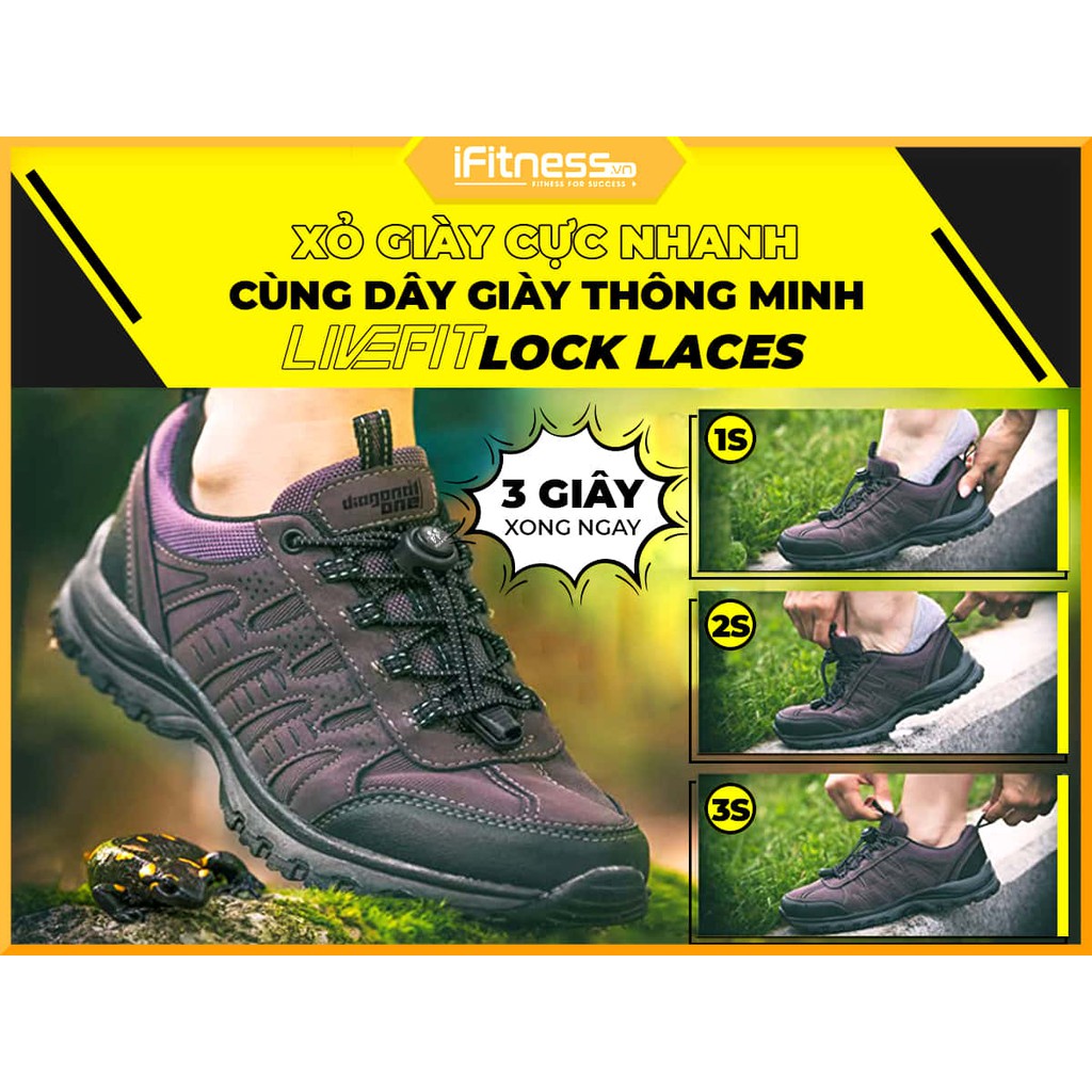 Dây giày thông minh LiveFit Lock Laces