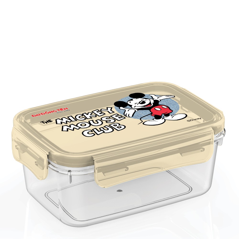 HỘP NHỰA ĐỰNG THỰC PHẨM HÌNH ẢNH MICKEY ĐÁNG YÊU ĐẠI ĐỒNG TIẾN