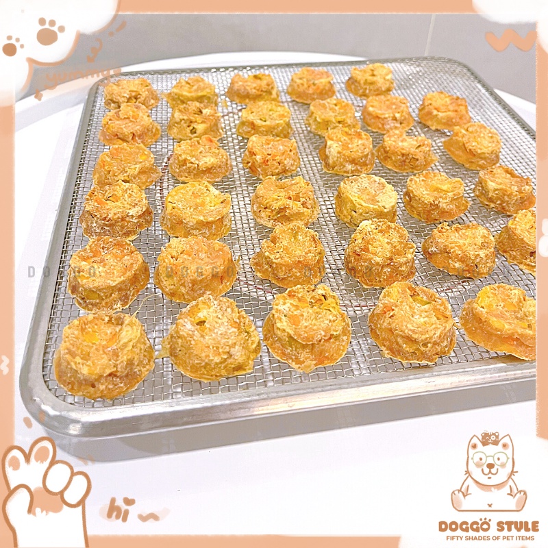 Treat Bánh Thưởng Cho Chó Mèo Phi Lê Gà Trộn Rau Củ Sấy Khô DOGGOSTYLE Homemade Không Chất Bảo Quản 50G