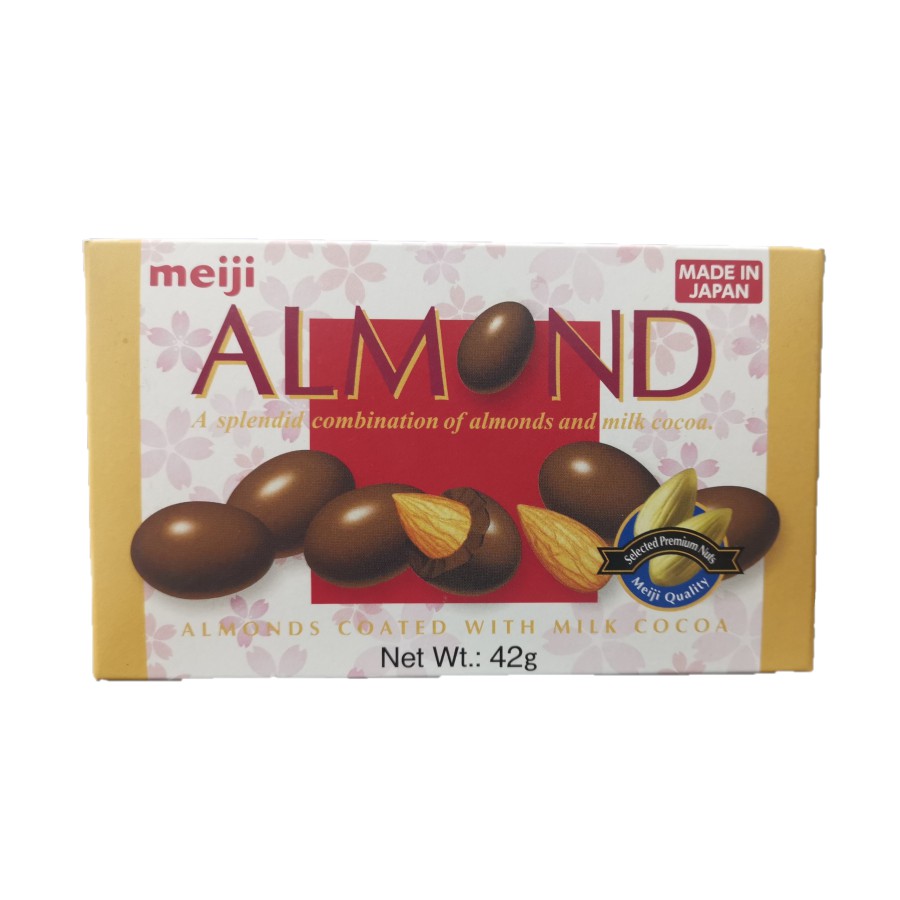 Chocolate Meiji Almond nhân Hạnh nhân hộp 42gr