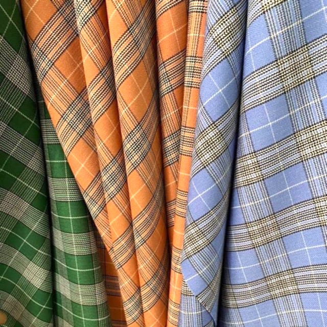 V324🌈 VẢI TẰM CARO