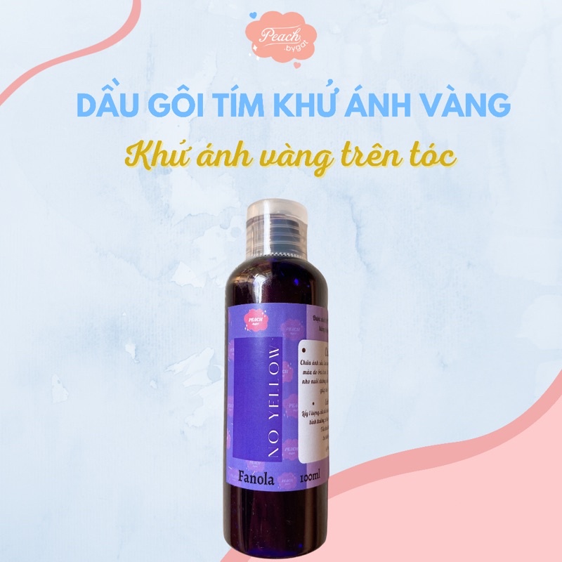 Dầu gội tím FANOLA bền màu tóc của peach.bygat