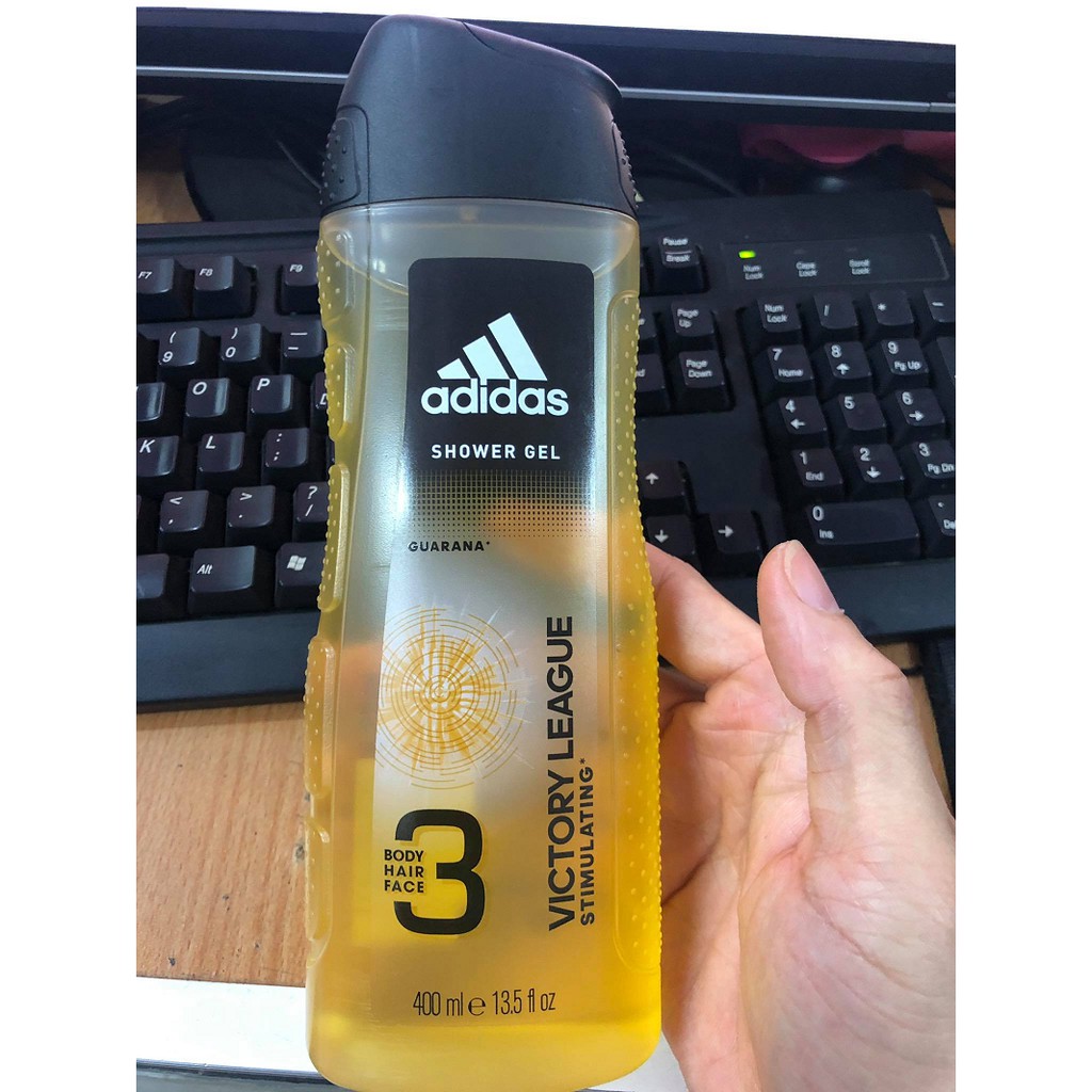 DẦU GỘI SỮA TẮM SỮA RỬA MẶT 3 IN 1 ADIDAS 400ML