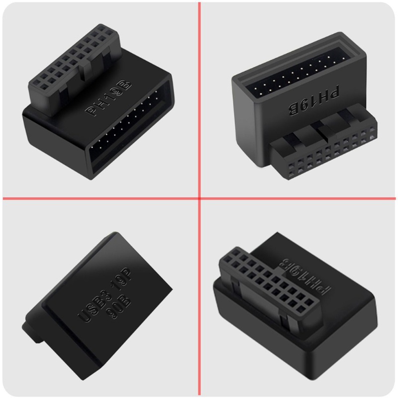 Bộ Chuyển Đổi Bo Mạch Chủ Usb 3.0 19P/20P 90Degree Cho Máy Tính Để Bàn
