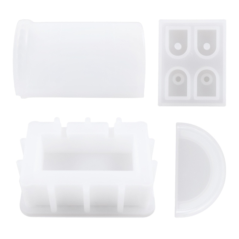Khuôn Silicone Tạo Hình Hộp Kho Báu / Xúc Xắc Độc Đáo DIY