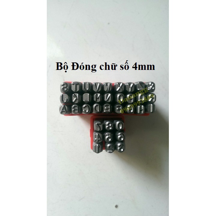 Bộ đóng chữ số đục chữ số 4mm