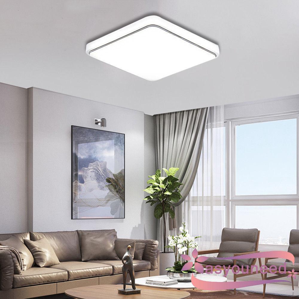 Đèn LED vuông gắn trần trang trí nội thất phong cách hiện đại