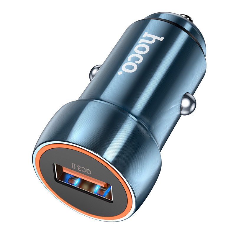 [Quà tặng không bán] Cốc sạc nhanh hoco 20w trên ô tô Z46, 1 cổng USB PD20W QC3.0