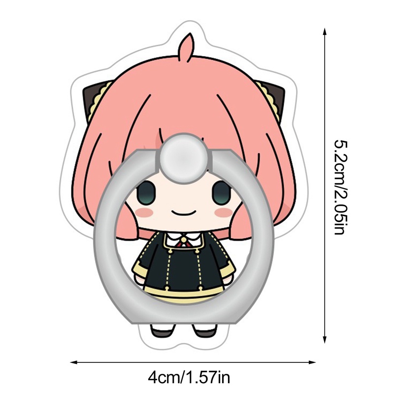 Giá Đỡ Điện Thoại Xoay Được Hình Anime Spy X Family Prop Anya Forger Yor Twilight