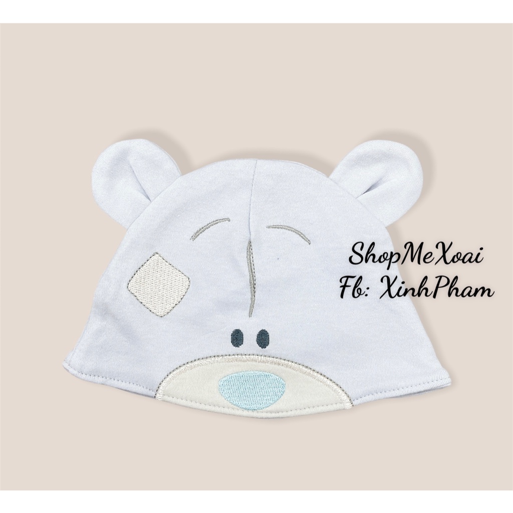 MŨ SƠ SINH COTTON XUẤT DƯ ĐÁNG YÊU CHO BÉ
