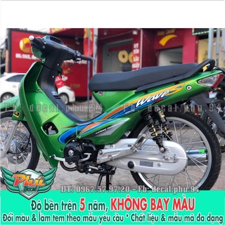 Tem rời Wave nhỏ xanh -1