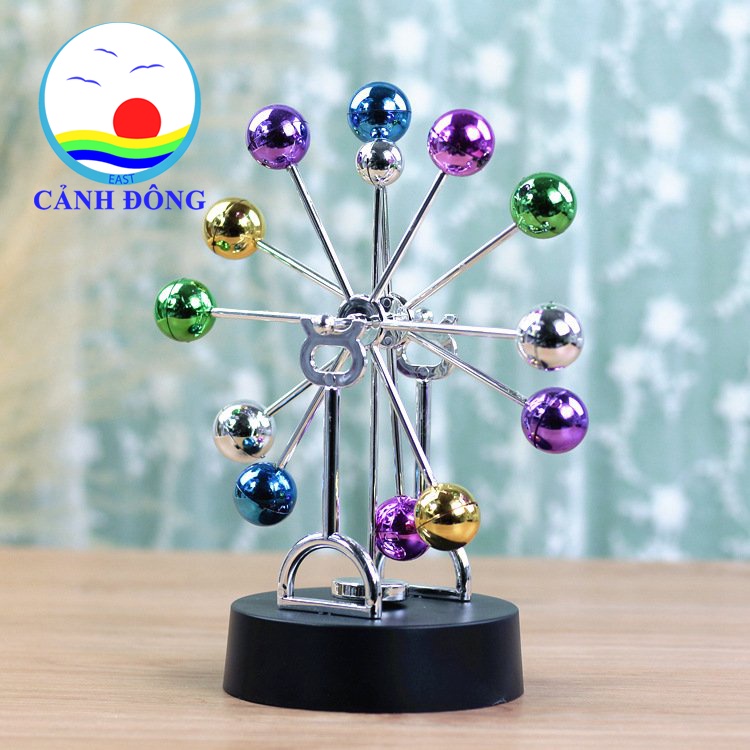 Bánh xe đu quay sáng tạo chuyển động vĩnh cửu con lắc Newton