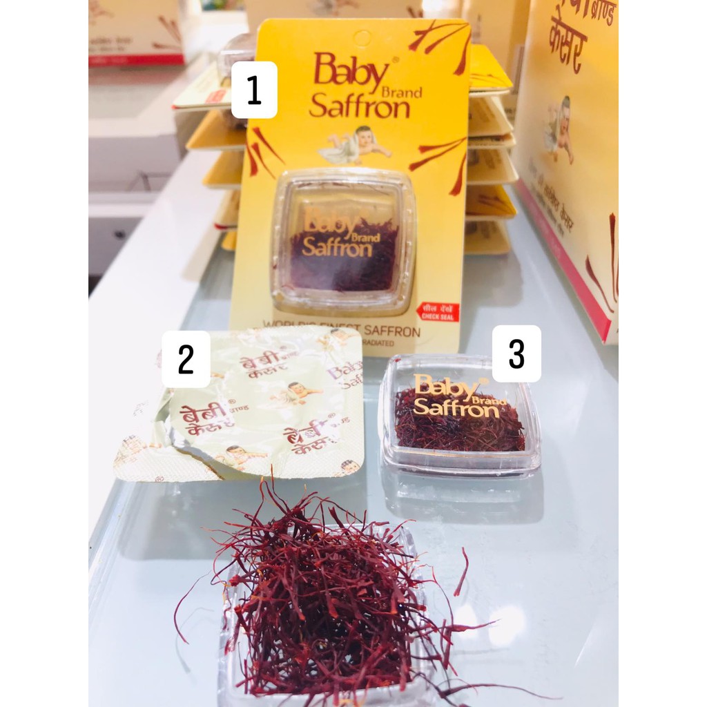 Baby Saffron_ Nhụy Hoa Nghệ Tây Ấn Độ Chính Hãng_ Hộp 1gr | BigBuy360 - bigbuy360.vn