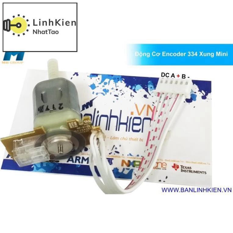 Động Cơ Encoder 334 Xung Mini