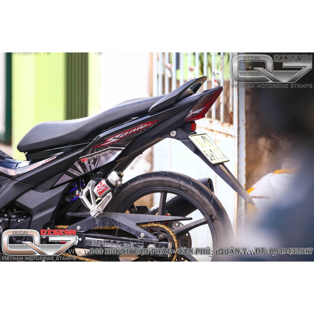 Tem Rời SONIC 150 Đen - decaLq7