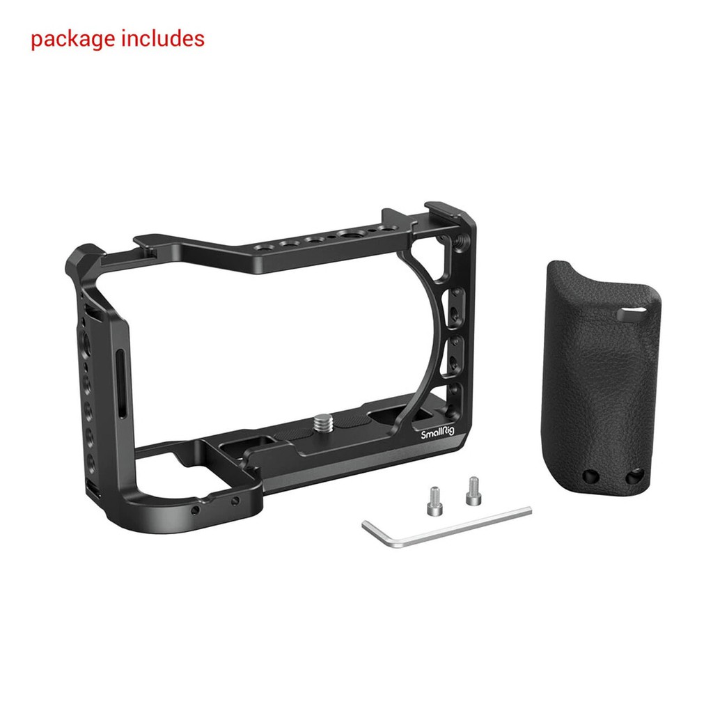 SmallRig Cage với tay cầm silicone cho máy ảnh Sony A6100 / A6300 / A6400 3164