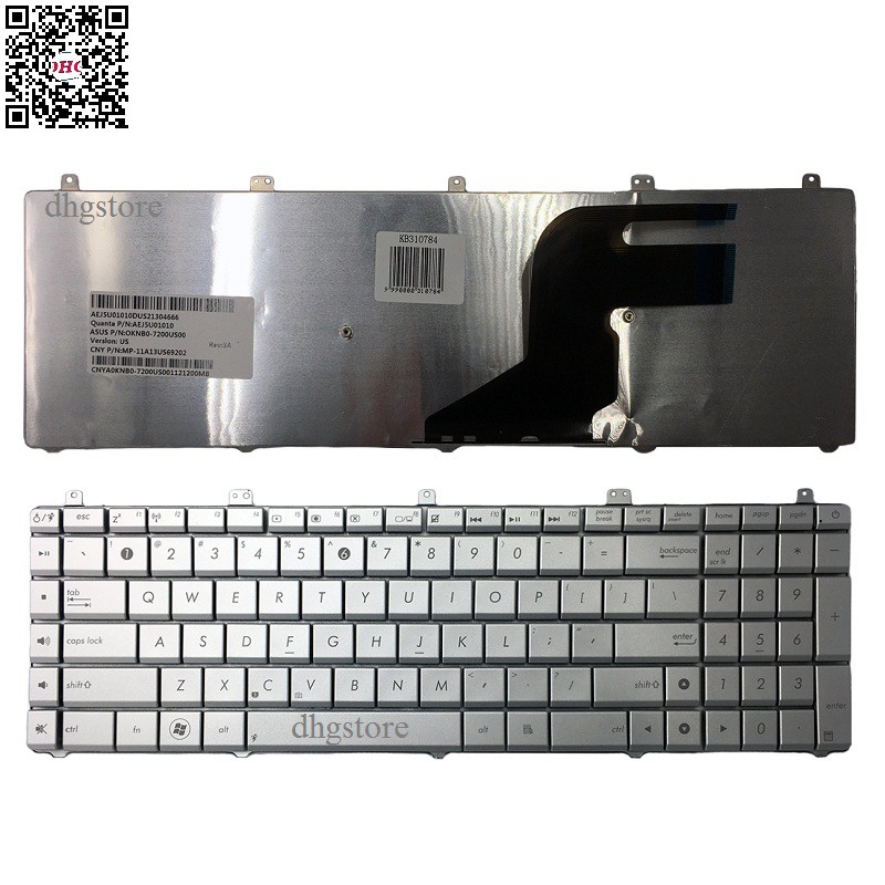 Bàn phím laptop Asus N55 N55S N55X N57 N75 N75S N75SL