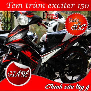 Tem Trùm Xe Exciter 4 số ( Mới Nhất )