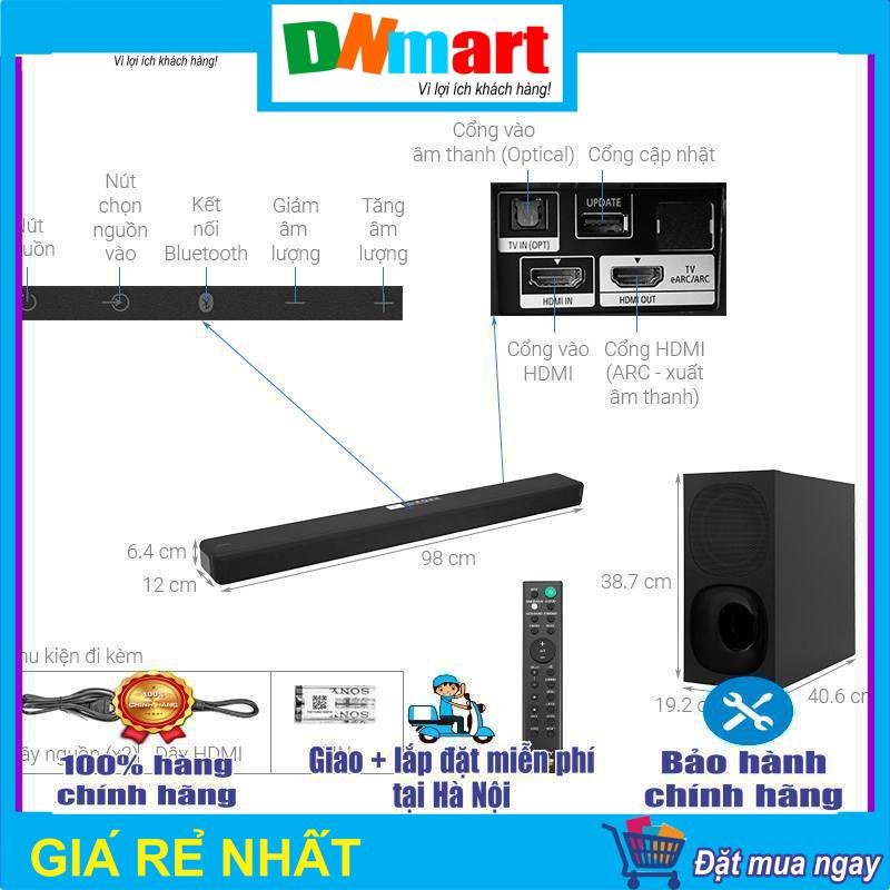 Dàn âm thanh Soudbar Sony HT G700 3.1