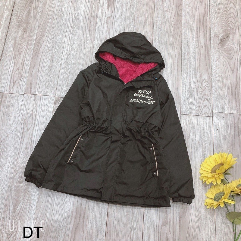 ÁO KHOÁC GIÓ LÓT LÔNG DÁNG DÀI CỰC XINH CHẤT GIÓ MỀM | BigBuy360 - bigbuy360.vn