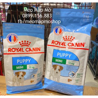 ROYAL CANIN MINI PUPPY hạt dành cho chó con giống nhỏ duới 10kg (800g)