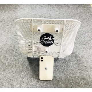 rỗ xe wave thái dành cho xe wave lớn màu trắng