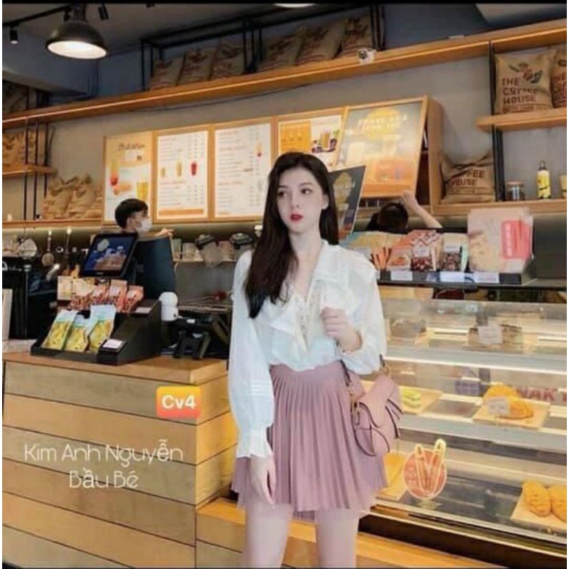 Chân Váy Xếp Ly Chân Ren Siêu Cấp..099..Cao Cấp { Bán Sỉ } | BigBuy360 - bigbuy360.vn