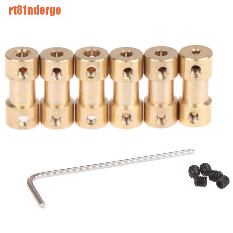 Đầu Nối Trục Động Cơ Bằng Đồng Thau 2-6mm