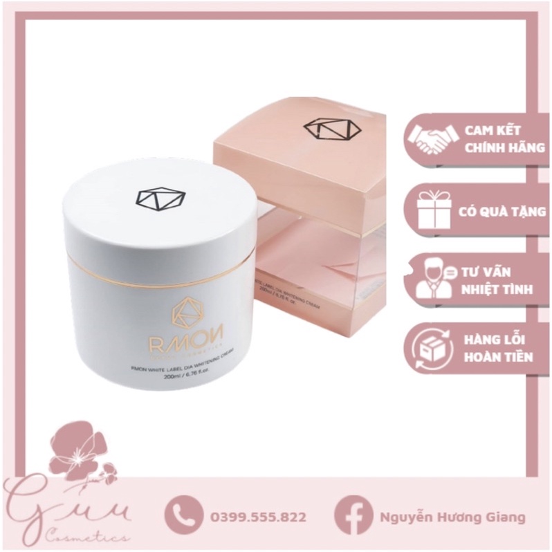 Kem dưỡng trắng da Body Rmon White Label Dia Whitening Cream Hàn Quốc