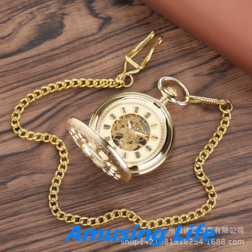 Cơ Khí Dẻo Đồng Hồ Thời Trang Vàng Romaja Quốc Ngữ Rỗng Cánh Hoa Retro Máy Móc Đồng Hồ Bỏ Túi Bán Buôn Bán Chạy Nhất Của | BigBuy360 - bigbuy360.vn