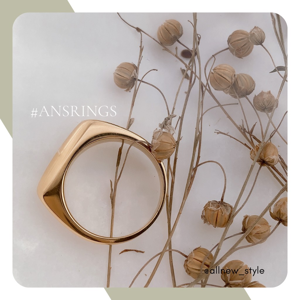 Nhẫn thép Retro Allnewstyle tạo hình đậm chất riêng