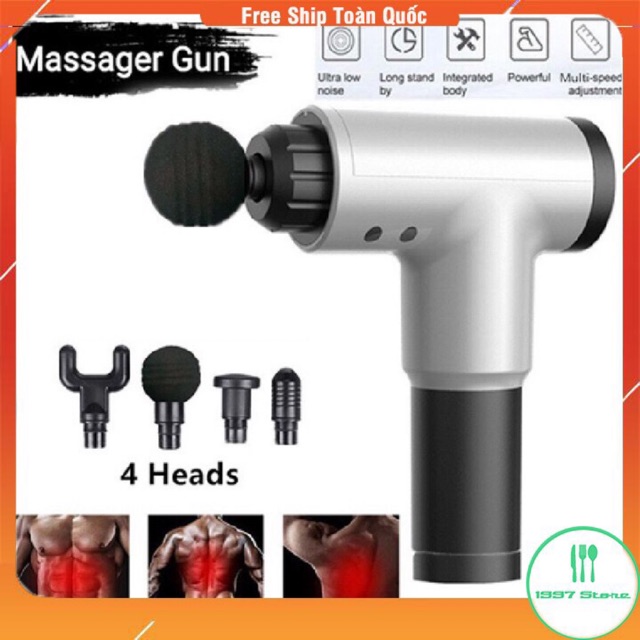 MÁY MASAGE 4 ĐẦU 7 CHẾ ĐỘ RUNG SIÊU MẠNH