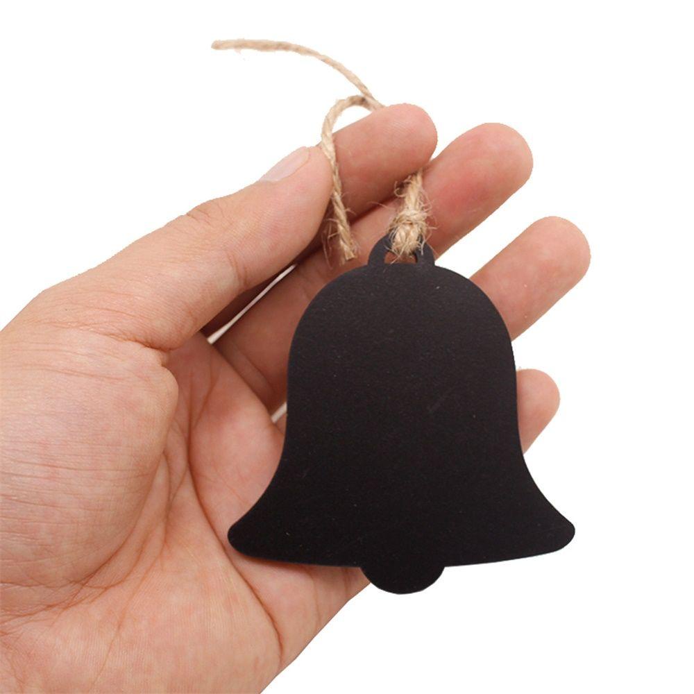 Set 10 Tấm Bảng Đen Mini Treo Trang Trí Cây Thông Giáng Sinh / Tiệc Cưới