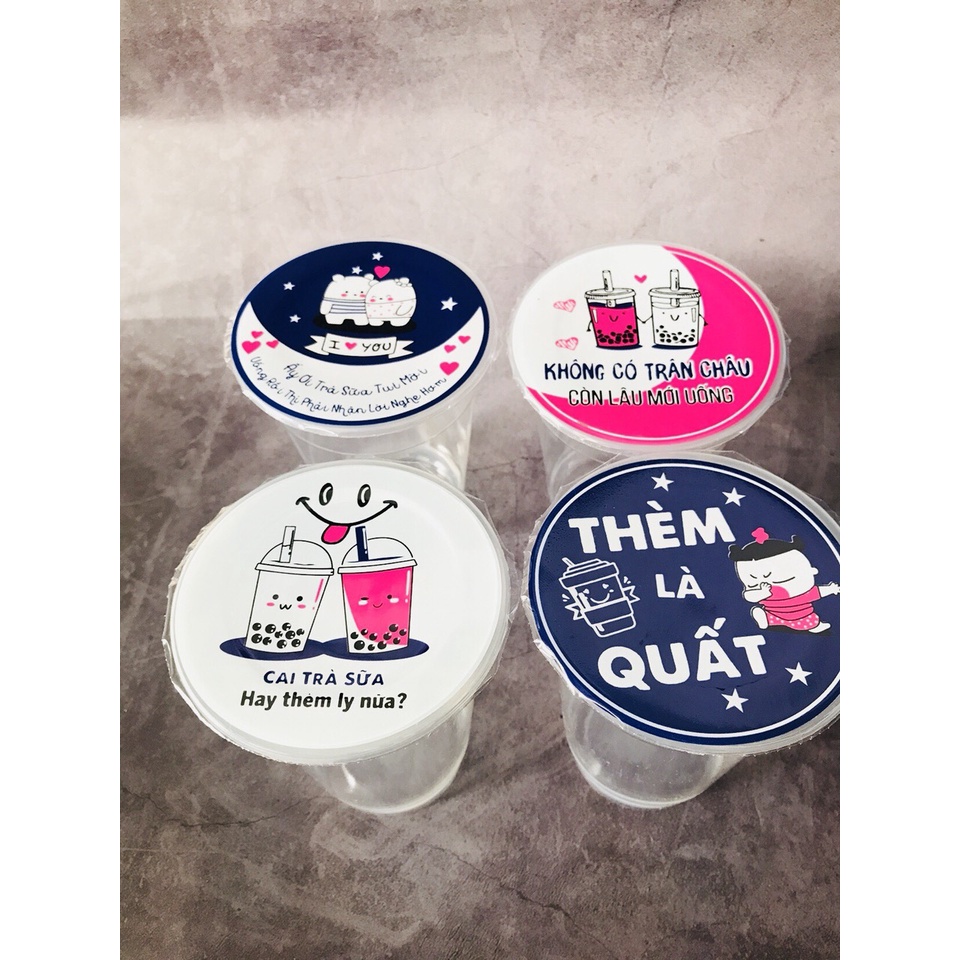 Màng dập ly nhựa, cuộn keo ép ly nhựa, màng ép ly trà sữa từ 300ml đến 700ml hiệu HS NEW cam kết đủ 2400 ly/cuộn mã 822